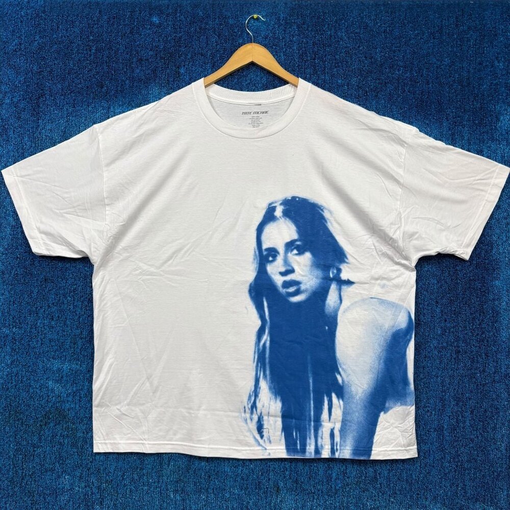 Tate McRae MPWT 2025 Tour White T-Shirt Size 2XL